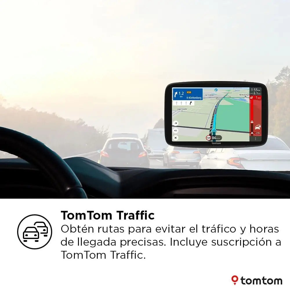 TomTom GO Navigator Car Sat Nav (Extra Large 7 Inch Display, Avoid Jams Thanks to TomTom Traffic, Maps of Europe, Wi-Fi Updates, Premium Services, Unique Magnetic Holder)