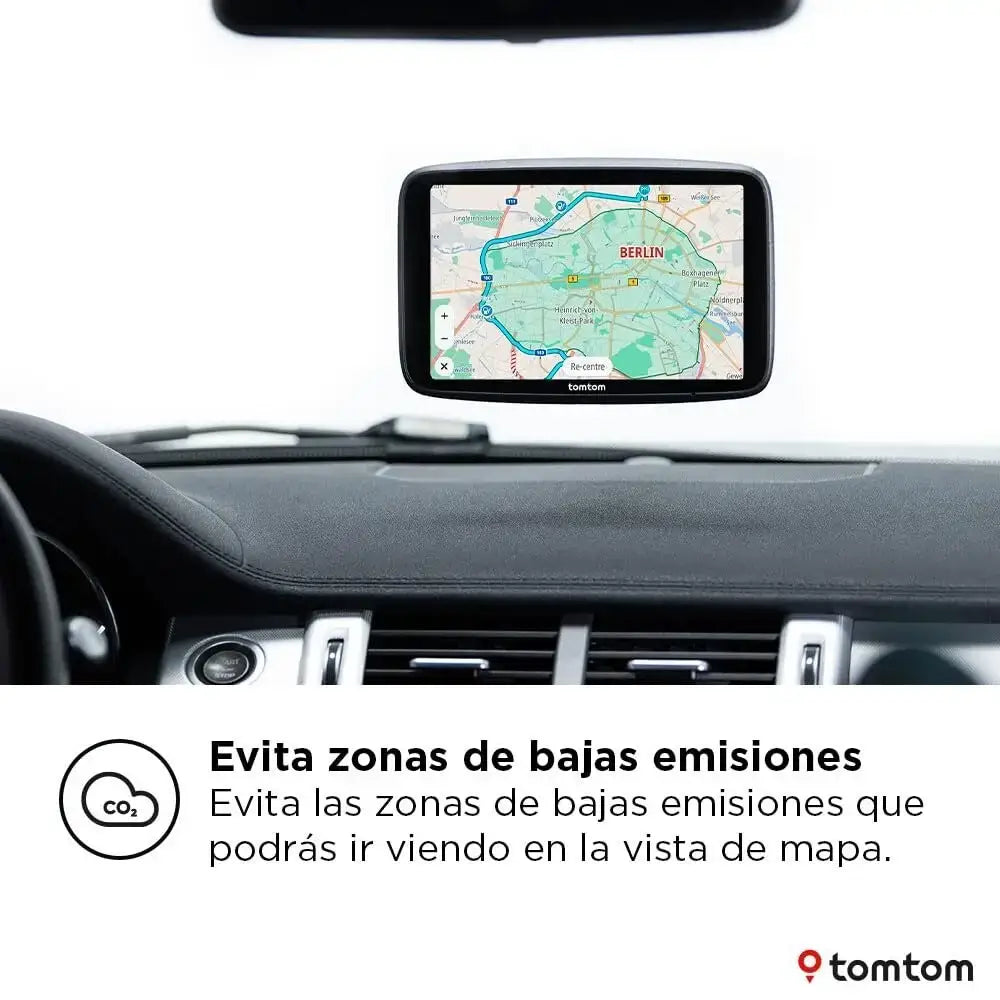 TomTom GO Navigator Car Sat Nav (Extra Large 7 Inch Display, Avoid Jams Thanks to TomTom Traffic, Maps of Europe, Wi-Fi Updates, Premium Services, Unique Magnetic Holder)
