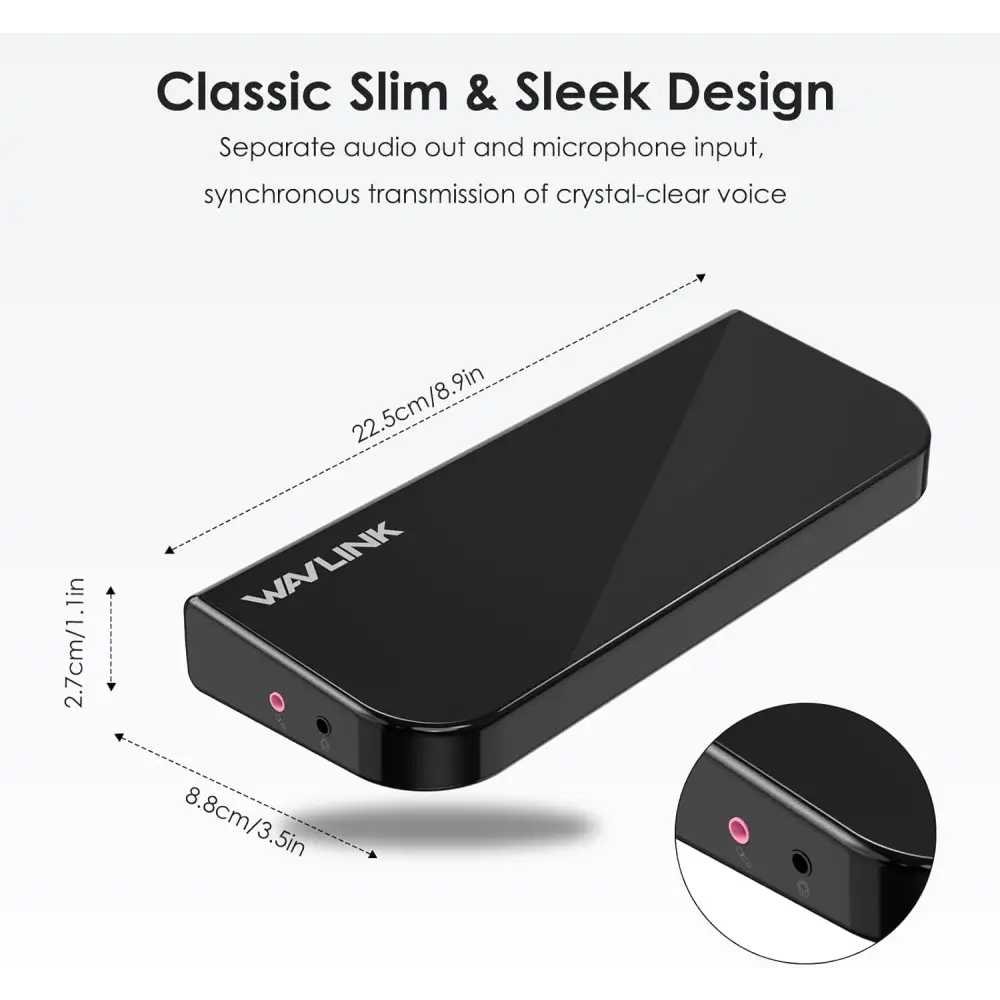 USB 3.0 Universal Docking Station, USB 3.0 Laptop Docking Station Dual Display with HDMI & DVI to VGA/HDMI, Gigabit Ethernet, 6 USB Ports, Audio for Laptop, Ultrabook and PC, No Power Charging