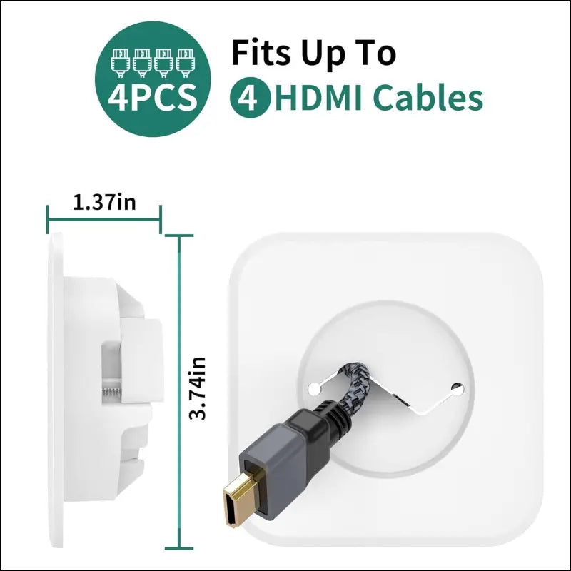 Wall Mount TV Cord Hider Kit