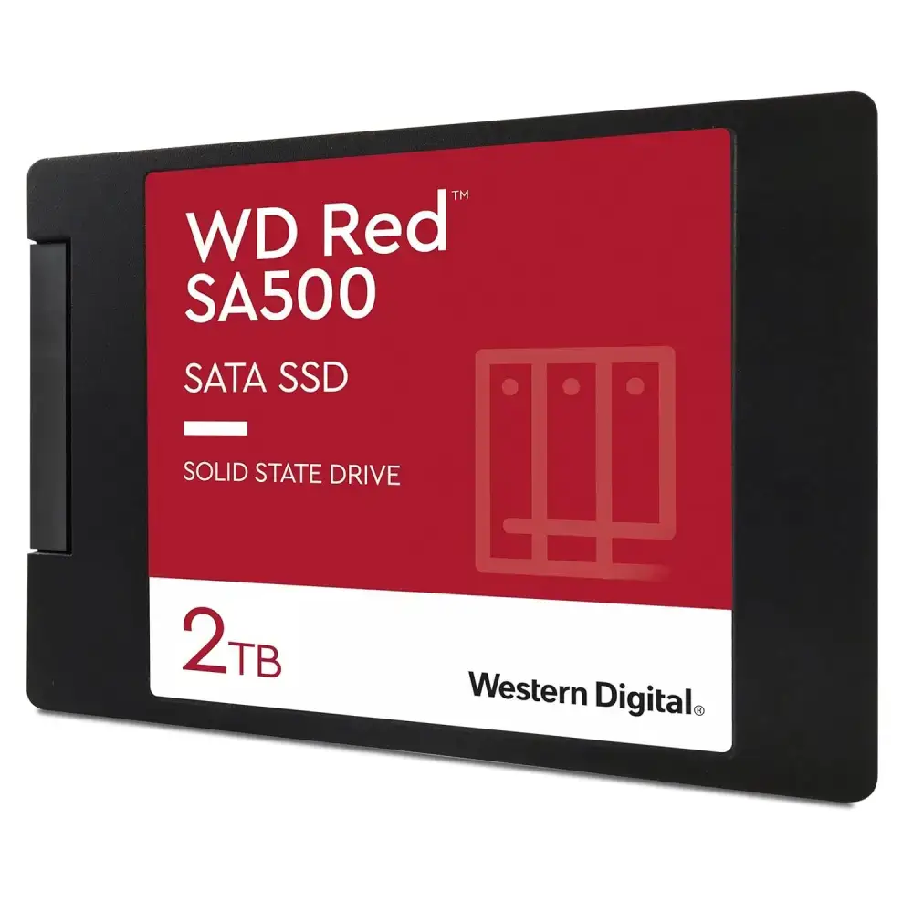 Western Digital SA500 2TB 2.5-inch SATA NAS SSD, Red