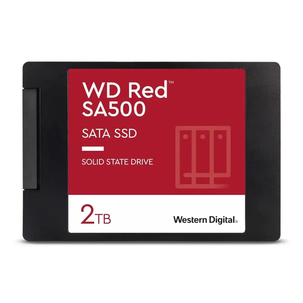 Western Digital SA500 2TB 2.5-inch SATA NAS SSD, Red