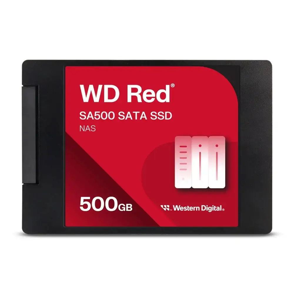 Western Digital SA500 2TB 2.5-inch SATA NAS SSD, Red