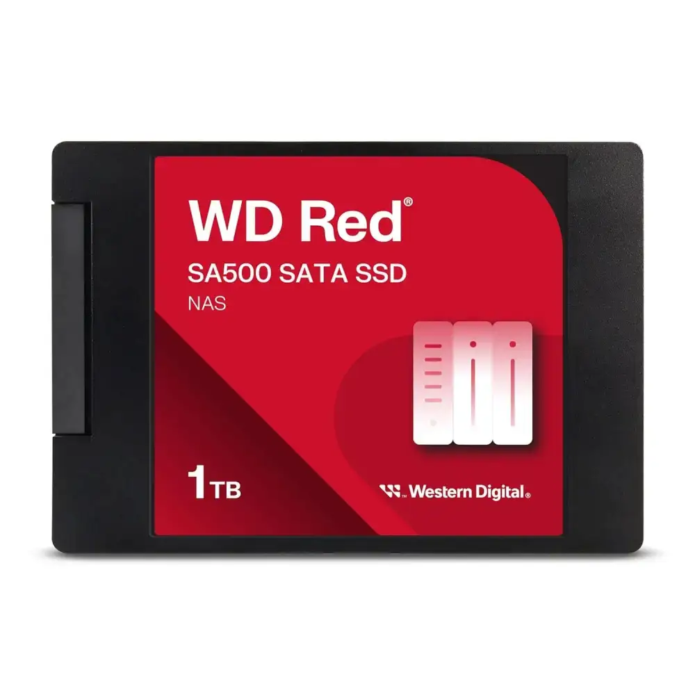 Western Digital SA500 2TB 2.5-inch SATA NAS SSD, Red