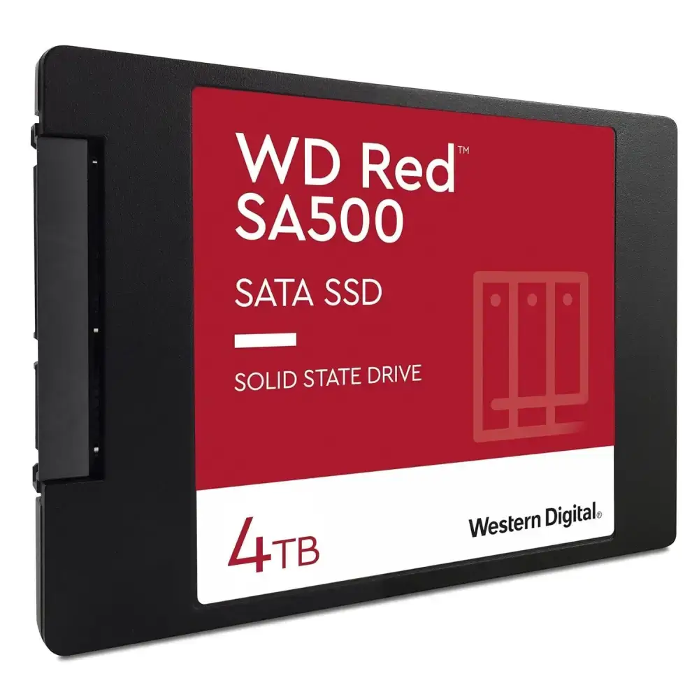 Western Digital SA500 2TB 2.5-inch SATA NAS SSD, Red