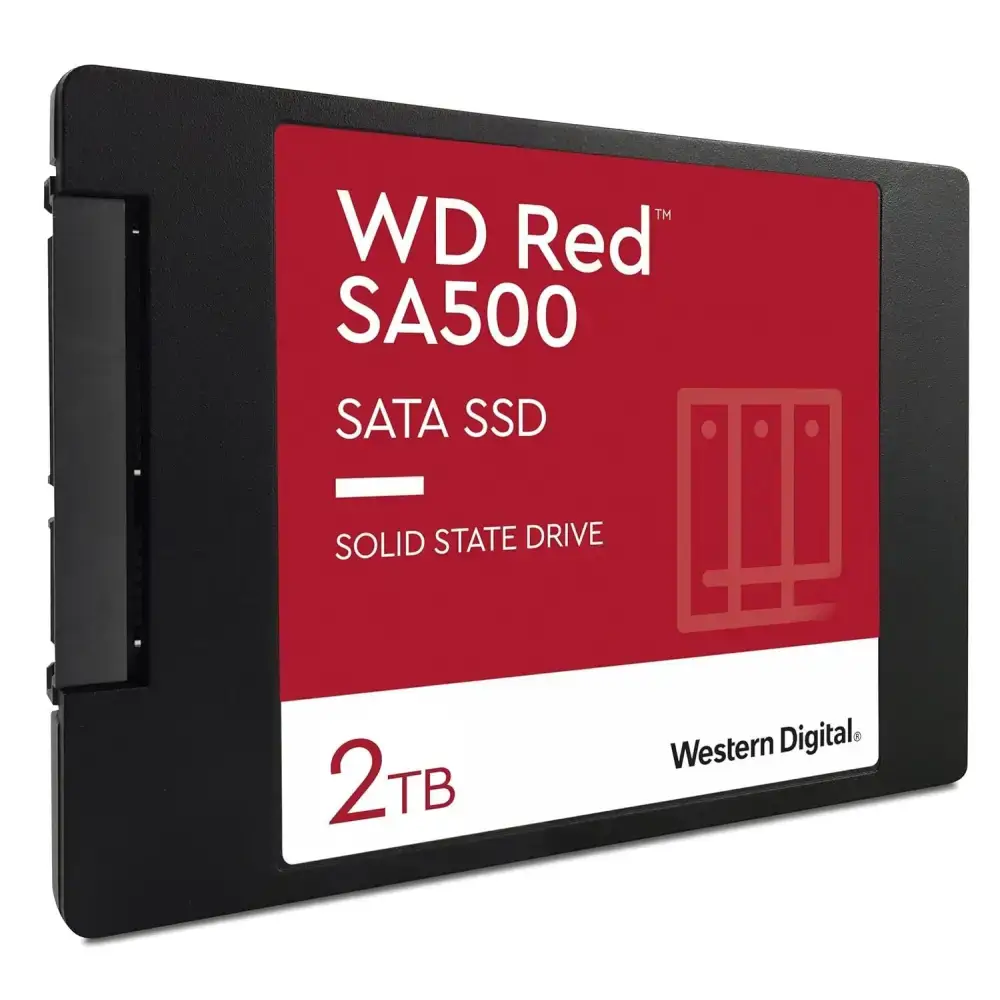 Western Digital SA500 2TB 2.5-inch SATA NAS SSD, Red