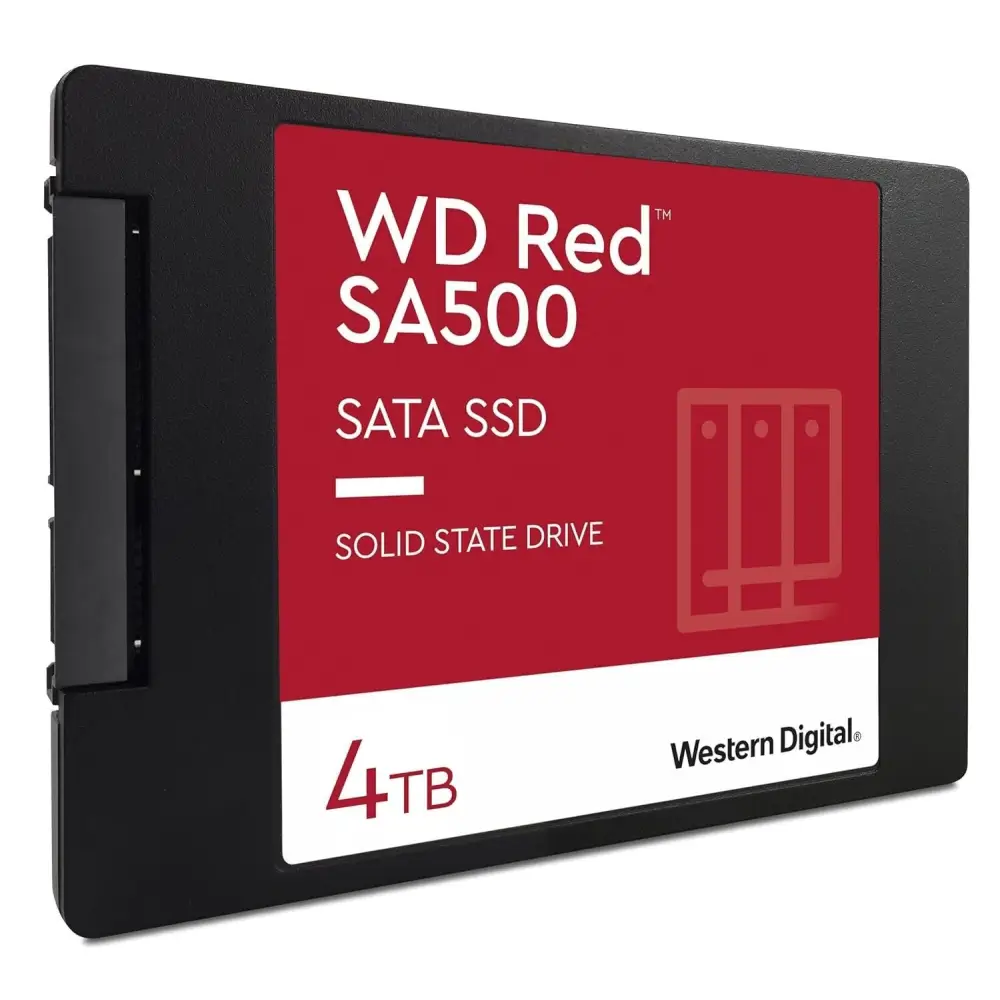 Western Digital SA500 2TB 2.5-inch SATA NAS SSD, Red