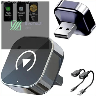 Wireless CarPlay Adapter 2025 Upgrade Wired to Mini USB Design for Cars with Built-in Apple Plug and Play Easy - simple