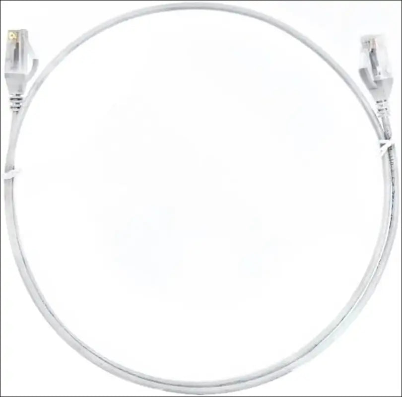 0.75M CAT6 Ultra Thin LSZH Ethernet Network Cable | White
