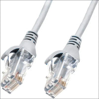 0.75M CAT6 Ultra Thin LSZH Ethernet Network Cable | White