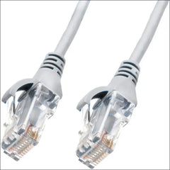 0.75M CAT6 Ultra Thin LSZH Ethernet Network Cable | White