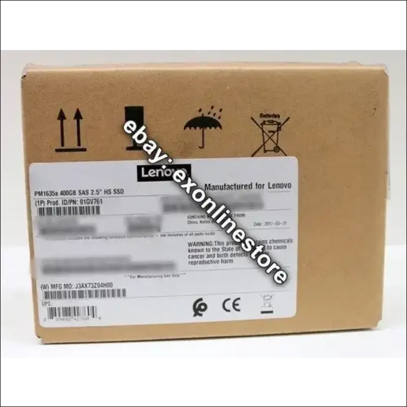 01GV761 - 400GB PM1635a Enterprise Mainstream 12Gb SAS G3HS 2.5" SSD