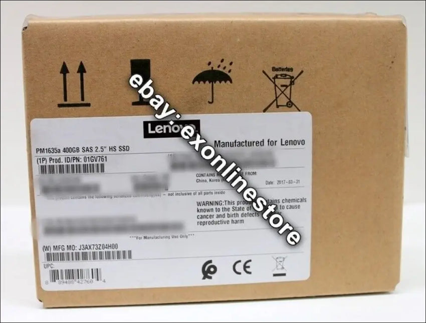 01GV761 - 400GB PM1635a Enterprise Mainstream 12Gb SAS G3HS 2.5" SSD
