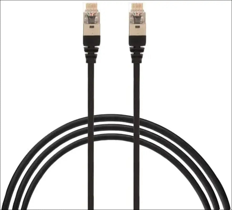 1.5M CAT6A RJ45 S/FTP Thin LSZH 30 AWG Network Cable | Black