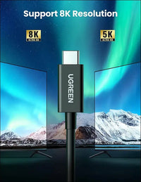 100W Thunderbolt 4 Cable Fast Charging, Intel Certified, 40Gbps Data Transfer, 8K@60Hz Video Output, Compatible with Thunderbolt 3, USB4, Iphone 16 Pro Max, Macbook Pro, Dell XPS, Hub, 0.8M