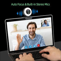 * **1080p Webcam with Ring Light**