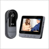 1080P Wireless Doorbell Video Camera, 2-Way Audio Included Chime, Video Doorbell Intercom System with 4.3 Inch Screen, IP66 Waterproof, Indoor