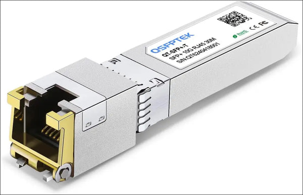 10G SFP+ RJ45 Copper Module, 10GBASE-T Ethernet Transceiver, Optcial Mini gbic for Cisco SFP-10G-T-S, Ubiquiti UF-RJ45-10G, Netgear, TP-Link, D-Link,