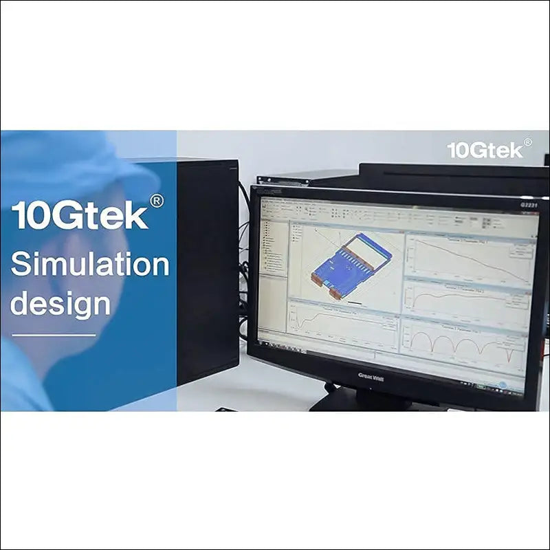 10Gtek 10G SFP + DAC Cable - 10GBASE-CU Passive Direct Attach Copper Twinax SFP Cable for Cisco SFP-H10GB-CU0.25M