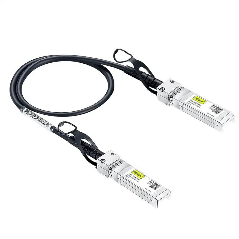 10Gtek 10G SFP + DAC Cable - 10GBASE-CU Passive Direct Attach Copper Twinax SFP Cable for Cisco SFP-H10GB-CU0.25M