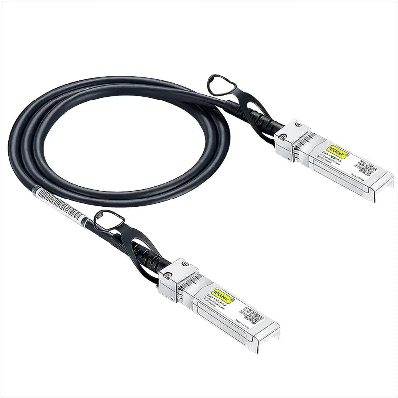 10Gtek 10G SFP + DAC Cable - 10GBASE-CU Passive Direct Attach Copper Twinax SFP Cable for Cisco SFP-H10GB-CU0.25M
