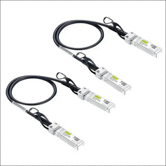 10Gtek 10G SFP + DAC Cable - 10GBASE-CU Passive Direct Attach Copper Twinax SFP Cable for Cisco SFP-H10GB-CU0.25M