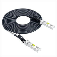 10Gtek 10G SFP + DAC Cable - 10GBASE-CU Passive Direct Attach Copper Twinax SFP Cable for Cisco SFP-H10GB-CU0.25M