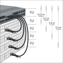 10Gtek 10G SFP + DAC Cable - 10GBASE-CU Passive Direct Attach Copper Twinax SFP Cable for Cisco SFP-H10GB-CU0.25M