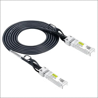 10Gtek 10G SFP + DAC Cable - 10GBASE-CU Passive Direct Attach Copper Twinax SFP Cable for Cisco SFP-H10GB-CU0.25M