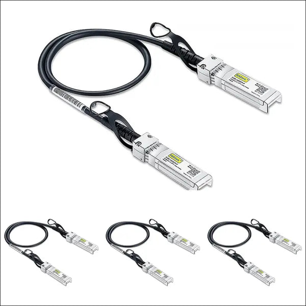 10Gtek 10G SFP+ DAC Cable - 10GBASE-CU Passive Direct Attach Copper Twinax SFP Cable for Cisco SFP-H10GB-CU0.25M, Meraki MA-CBL-TA-0.25M, Fortinet,
