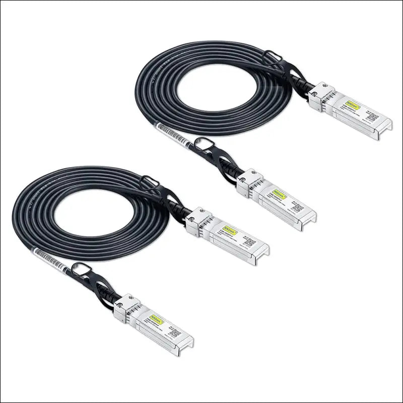 10Gtek 10G SFP + DAC Cable - 10GBASE-CU Passive Direct Attach Copper Twinax SFP Cable for Cisco SFP-H10GB-CU0.25M