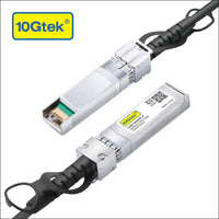 10Gtek 10G SFP + DAC Cable - 10GBASE-CU Passive Direct Attach Copper Twinax SFP Cable for Cisco SFP-H10GB-CU0.25M