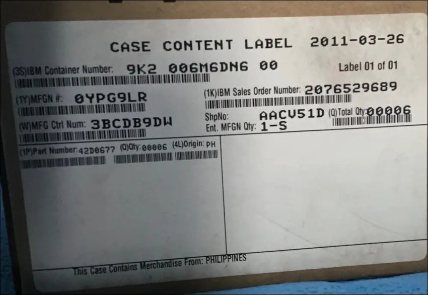 146GB SAS Hard Drive 15K 6GBPS 2.5" SLIM SFF IBM 42D0678 42D0677 42D0681