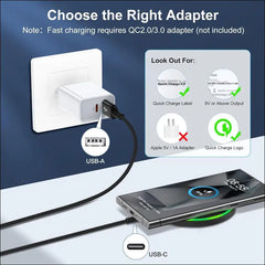 15W Inductive Charging Station Wireless Charger, Wireless Mobile Phone Charger Fast Charging Pad for Google Pixel 8/8 Pro/7/7a/6/5XL, Samsung Galaxy S24/S24 Ultra/S23+/S22/S21...