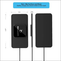 15W Magnetic Wireless Car Charger Pad, MOGAOPI Wireless Charging Pad for Magsafe Car Charger for iPhone 15/15 Pro/15 Plus/15 Pro Max/14/14 Plus/14 Pro Max/13/13 Pro Max/12,...