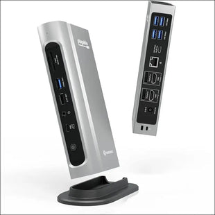 16-in-1 Thunderbolt 4 Dock with 100W Charging, 4K Quad Monitor Setup for Thunderbolt 4 Windows Laptops, Thunderbolt Certified Dock with 2X HDMI, 2X