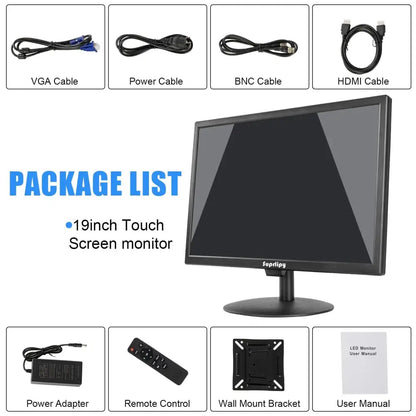 19 inch Multifunction Touch Monitor - HDMI, USB, HD