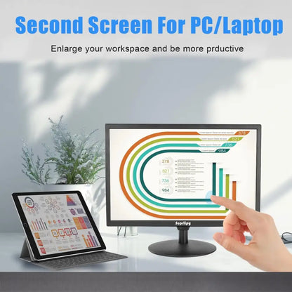 19 inch Multifunction Touch Monitor - HDMI, USB, HD