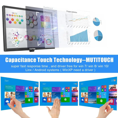 19 inch Multifunction Touch Monitor - HDMI, USB, HD