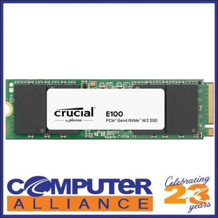 1TB Crucial E100 PCIe Gen4 2280 NVMe M.2 SSD