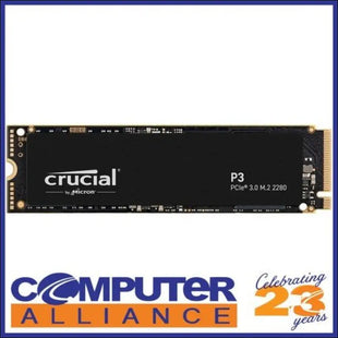 1TB Crucial P3 M.2 NVMe PCIe SSD CT1000P3SSD8