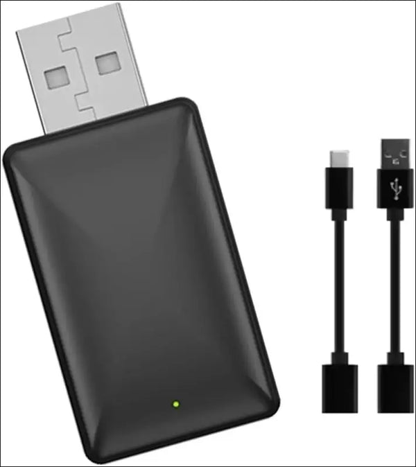 2-in-1 Wireless CarPlay and Android Auto Adapter - Bluetooth Dongle for Car, Plug & Play, Easy to Install, Low Latency