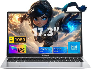 2025 ACEMAGIC Laptop lntel Twin Lake N150, 15.6 Inch FHD Computer, DDR4 16GB, SSD 512GB, Metal Housing Laptop, 2.4G/5G WiFi, BT5.0, Type_C, USB3.2, HDMI, High Performance