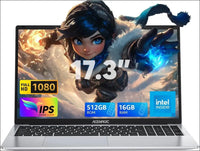 2025 ACEMAGIC Laptop lntel Twin Lake N150, 15.6 Inch FHD Computer, DDR4 16GB, SSD 512GB, Metal Housing Laptop, 2.4G/5G WiFi, BT5.0, Type_C, USB3.2, HDMI, High Performance