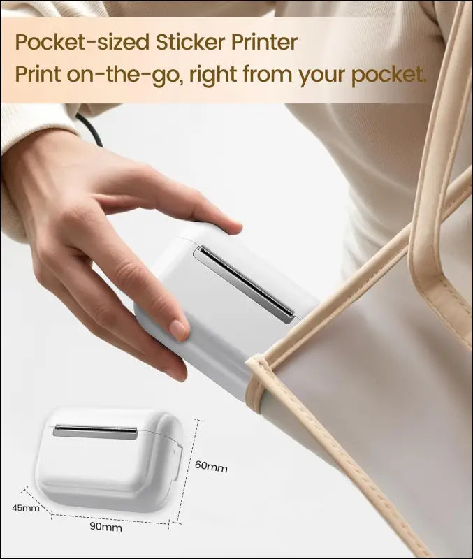 2025 Ultra Portable Design: Q02E Mini Printer – Your Pocket-Sized Printing Solution