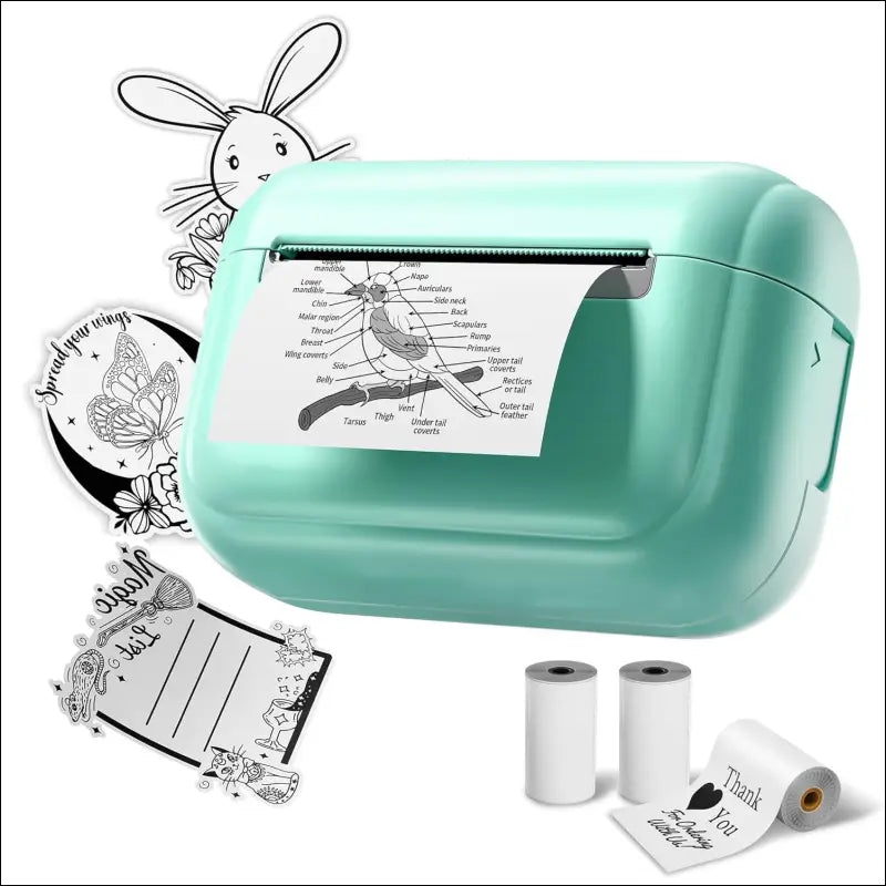 2025 Ultra Portable Design: Q02E Mini Printer – Your Pocket-Sized Printing Solution