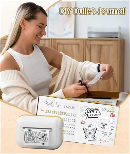 2025 Ultra Portable Design: Q02E Mini Printer – Your Pocket-Sized Printing Solution