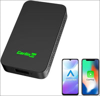 2025 Upgrade CarlinKit 5.0 Wireless CarPlay Android Auto Adapter, Wireless CP/AA Adapter, Wireless Android Auto Adapter, Fast Connect, More Stable, Suit for Built-in Wired...