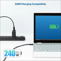 20Gbps USB C to USB C Cable - 1.8M, USB-C Cable for [8K@30Hz / 4K@120Hz Video, 240W Charging, 20Gbps Data Transfer], USB-C 3.2 Gen 2