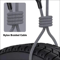 240W USB 4 Cable for Thunderbolt 4/3, 40Gbps USB C to USB C Cable Support 8K@60Hz Video, USB Type C Male to Male Nylon Braided Cable Compatible with Macbook, Ipad Pro, Docking, Hub (1.5M)